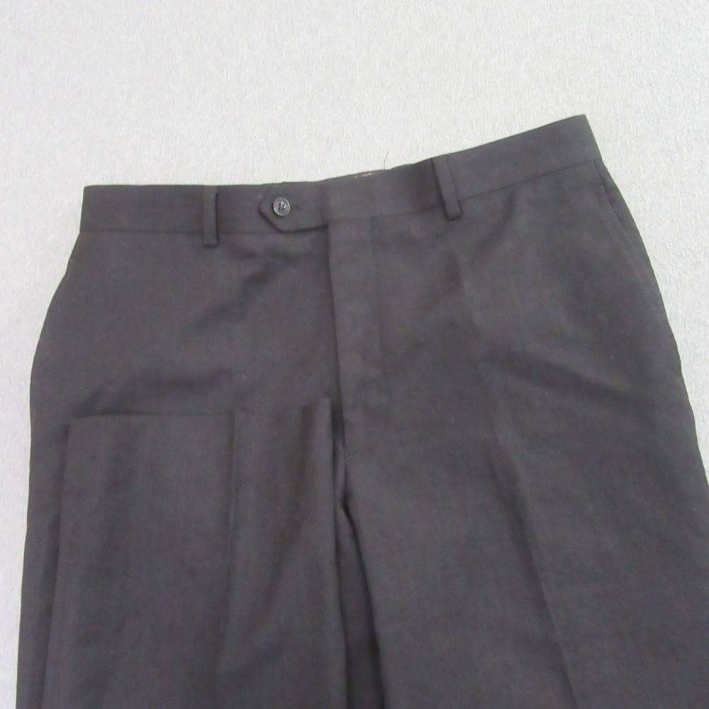 Wilke Rodriguez‎ Mens Dress Pants 34 x 31 Gray Wool Blend Flat Front